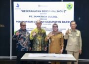 Bupati Barru Resmikan Kerja Sama dengan Jamkrida Sulsel, Dorong UMKM Naik Kelas