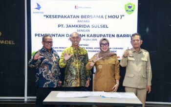 Bupati Barru Resmikan Kerja Sama dengan Jamkrida Sulsel, Dorong UMKM Naik Kelas