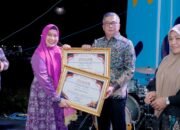 Wabup Barru Abustan Terima Dua Penghargaan Terbaik Harganas Ke-33 Tingkat Sulsel