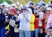 Bupati Andi Ina Semangati Peserta Lomba Senam Tabola Bale Barru Penuh Ceria