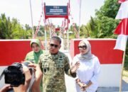 Bupati Barru Andi Ina Sambut Pandam IV Hasanuddin Tinjau Jembatan Perintis Garuda Bottoe