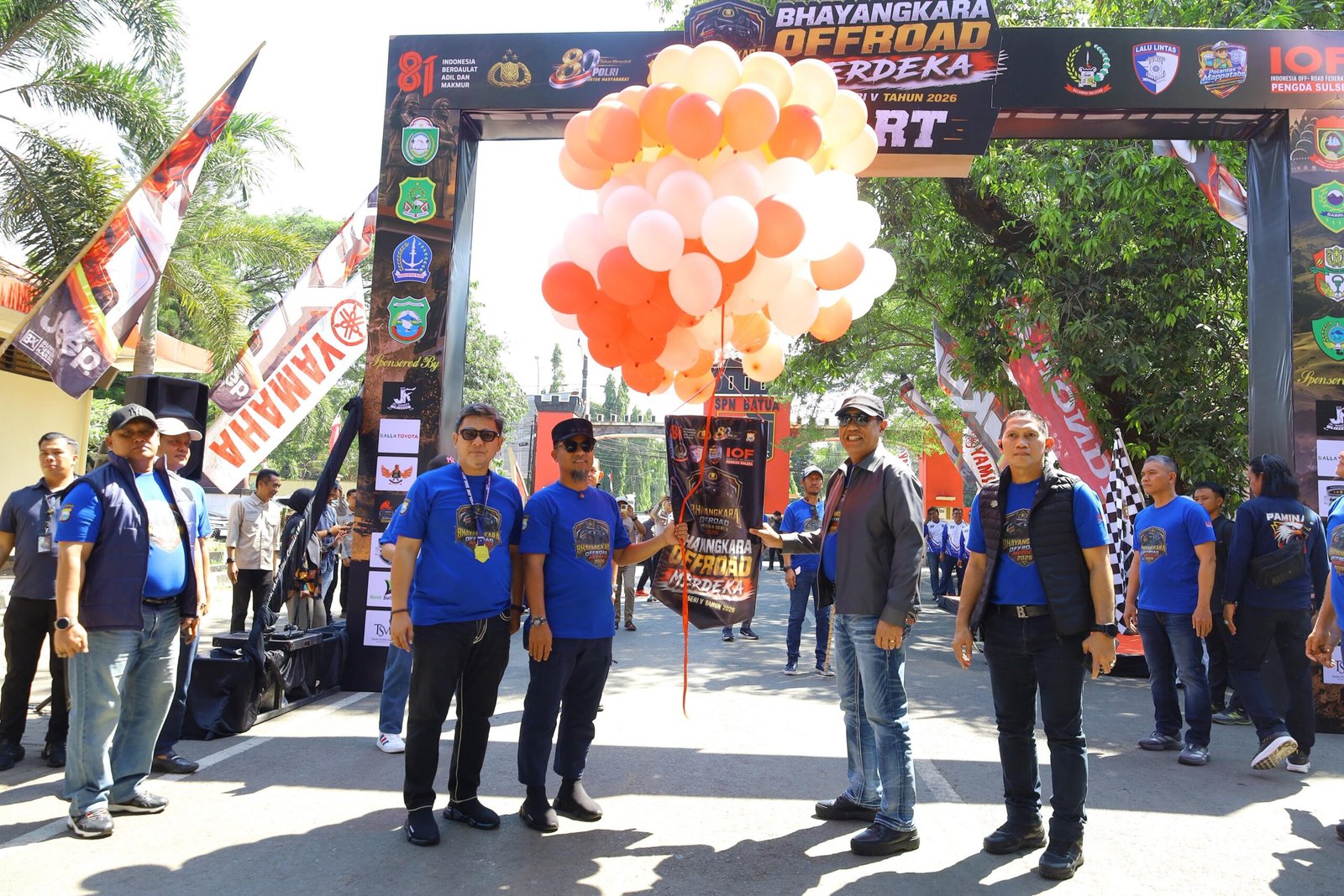 Bhayangkara Off Road Merdeka Seri V Tahun 2026 di Lapangan SPN Batua Polda Sulsel