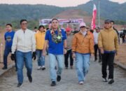 Disambut Tarian Paduppa dan Kalung Sutera, Bupati Barru Sambut Peserta Bhayangkara Off Road