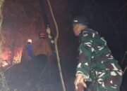 Sinergitas TNI, Damkar, dan Warga Gowa Sukses Padamkan Karhutla di Pattallasang