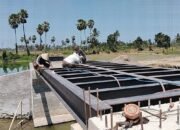 Wujud Sinergi TNI-Rakyat, Pembangunan Jembatan Kanal Pabbundukang Terus Dikebut