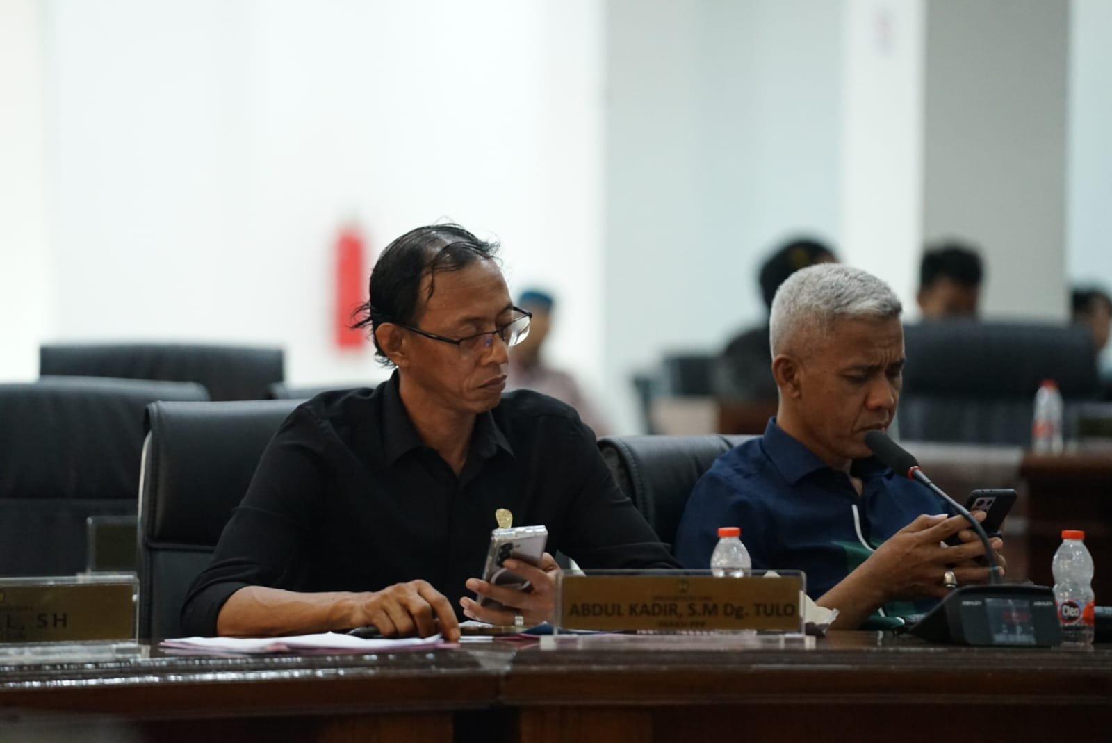 Anggota DPRD Kabupaten Gowa dari Fraksi PAN, Abdul Kadir Dg Tulo di Rapat Kerja Gabungan Komisi I, II, III dan IV DPRD Gowa,