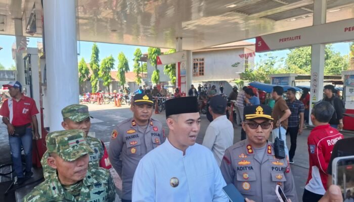 Bupati Pangkep Cek Langsung Penyaluran BBM Bersubsidi di SPBU