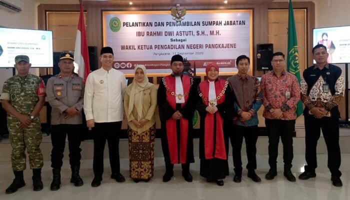Rahmi Dwi Astuti Resmi Dilantik Jadi Wakil Ketua PN Pangkep