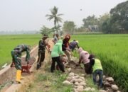 Kemandirian Desa Kalebarembeng Terpacu Lewat Pembangunan Talud TMMD Ke-130