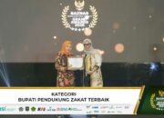 Bupati Barru Andi Ina Raih Penghargaan Grand Awards 2026 Baznas RI, Bupati Pendukung Zakat Terbaik