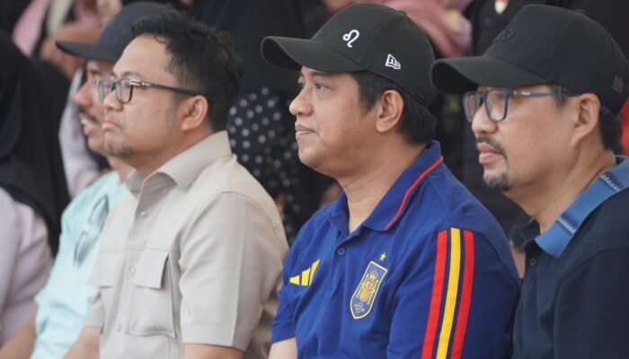 Hasrul Abdul Rajab Saksikan Final Polresta Gowa FC Vs Polresta Maros FC